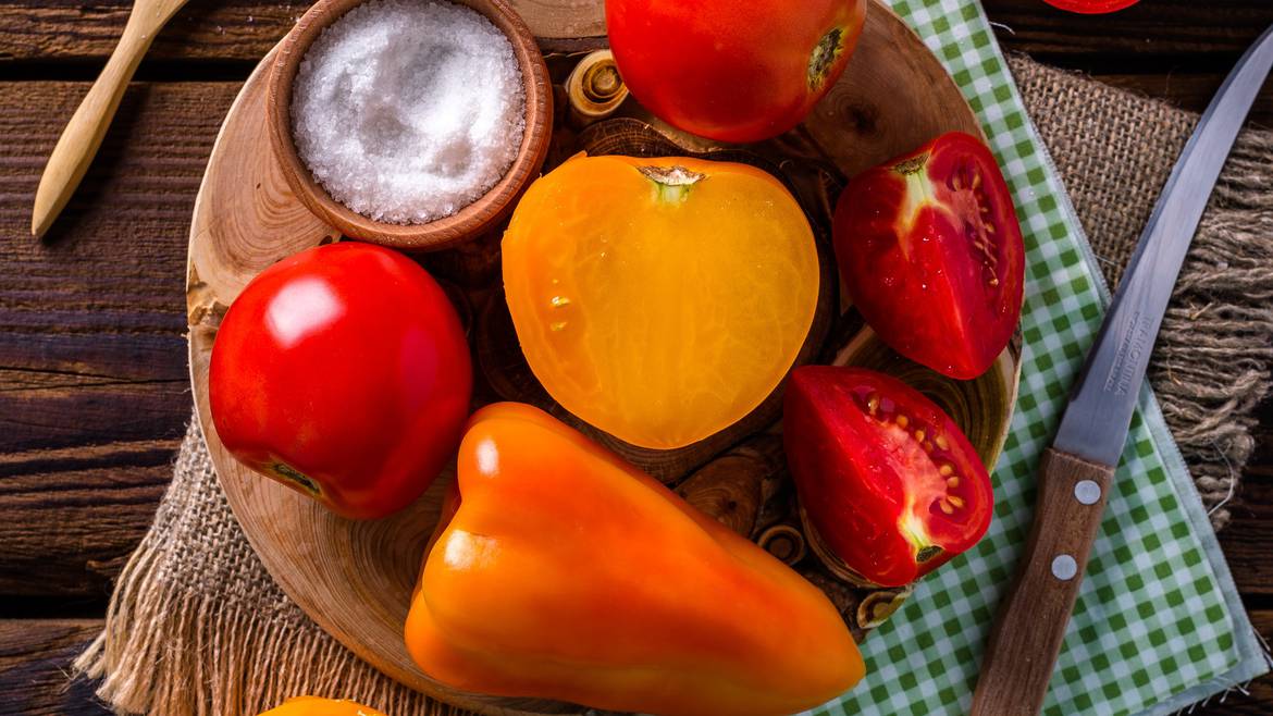 Déjeuner locavore à base de produits fermiers