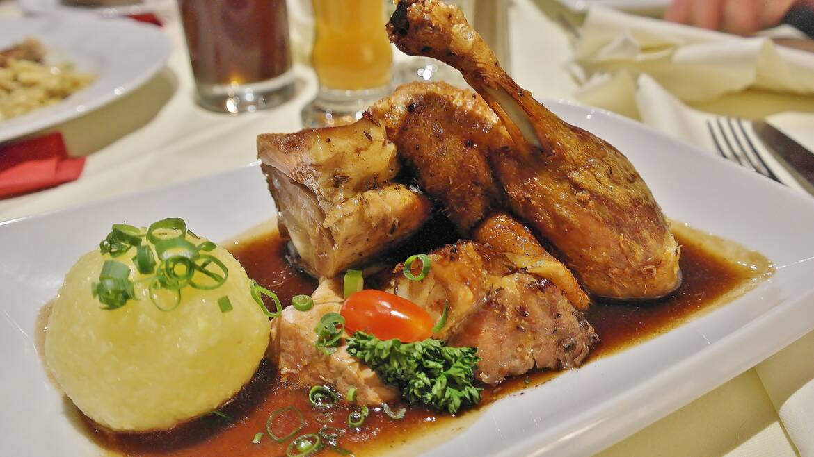 Déjeuner dans un restaurant du centre ville de Chartres