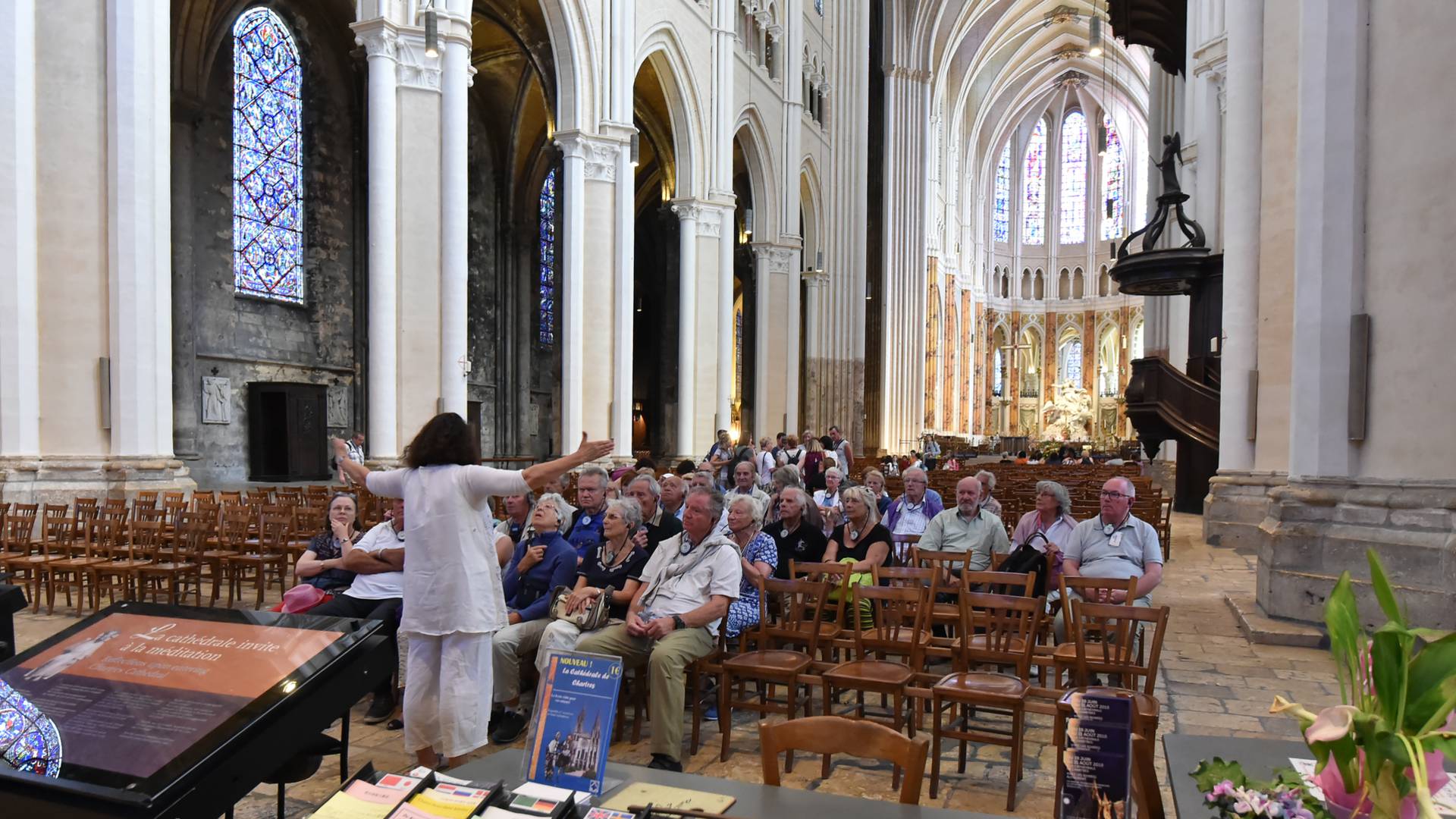 Visiter la cathédrale de Chartres avec un guide - Copyright Chartres Tourisme - Xavier Martino